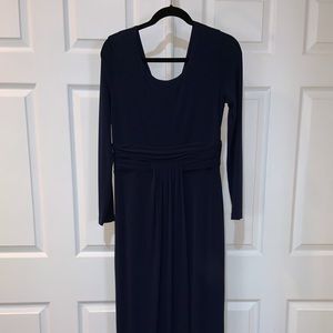 Calvin Klein evening gown navy blue
